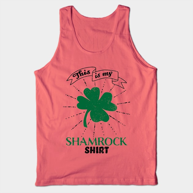 St. Patricks Shamrock Shirt Tank Top by Annelie